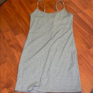 Ribbed Tight Bodycon Casual Mini Dress